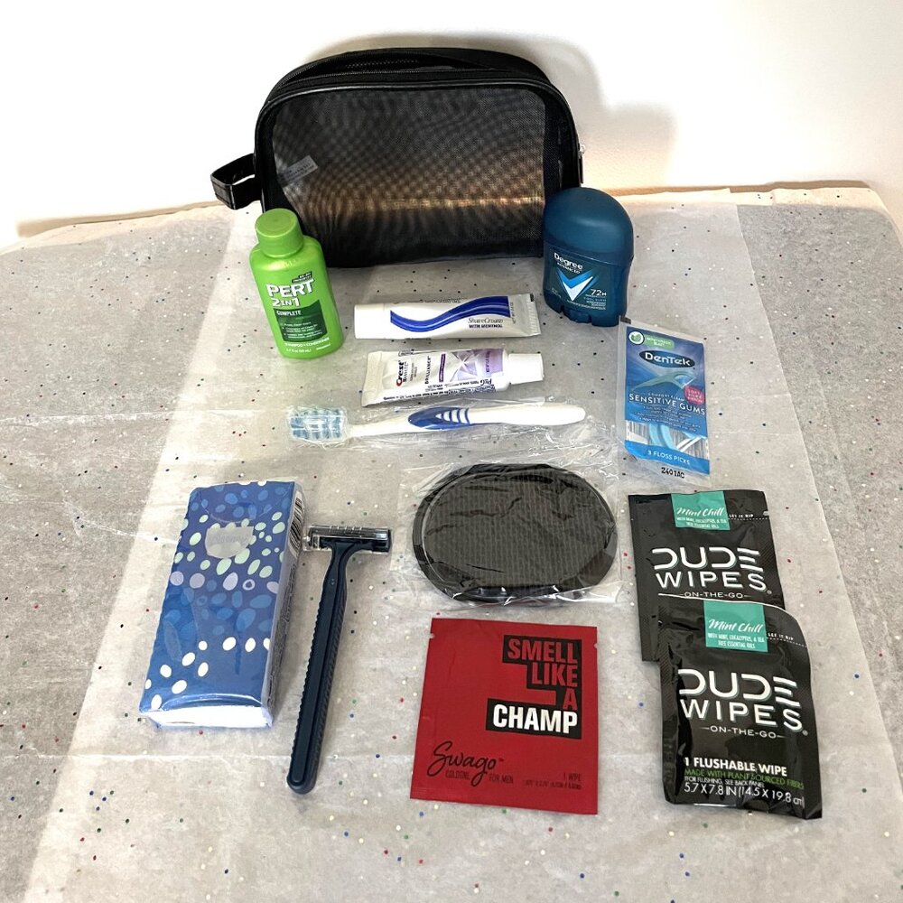Large Capacity Men or Teens Grooming Travel Kit - Picture 2 of 11